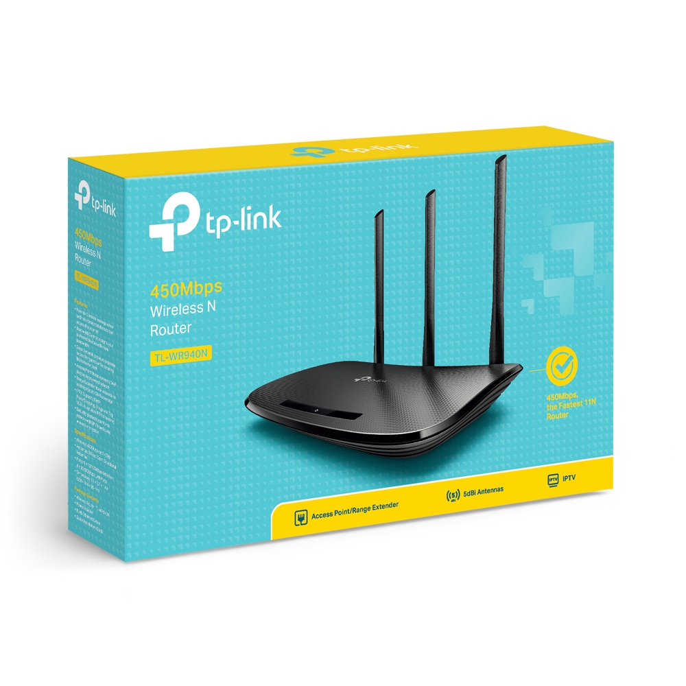 روتر بیسیم TP Link TL-WR940N 450Mbps