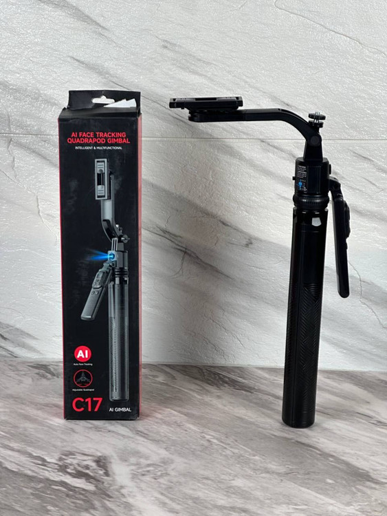 مونوپاد و گیمبال AI FACE C17 با قابلیت ردیابی چهره و چرخش ۳۶۰ درجه