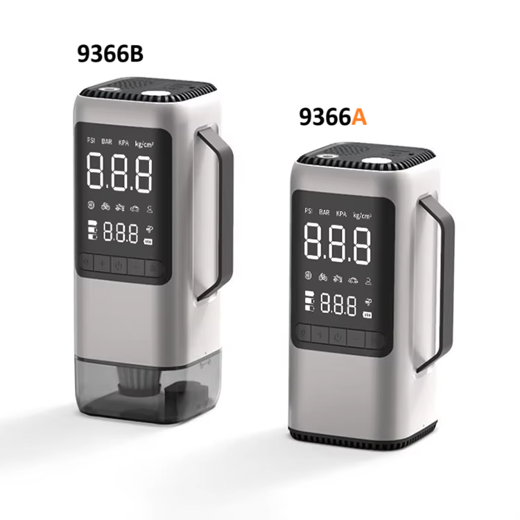 جامپ استارتر و پمپ باد خودرو مدل 9366B