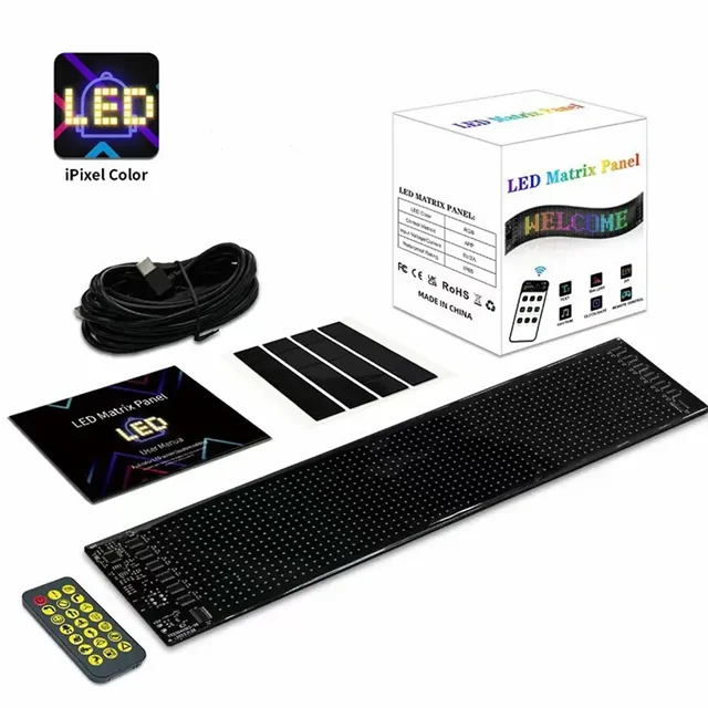 پنل ماتریکس منعطف و برنامه پذیر 7*17 LED Matrix Panel